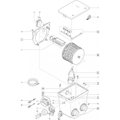 Oase Proficlear Premium DF-L Pump-Fed EGC - Genuine Oase Spares Oase Proficlear Premium DF-L Pump-Fed EGC - Genuine Oase Spares