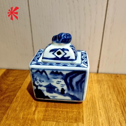 Japanese Ceramic Scent Pots - Pair Japanese Ceramic Scent Pots - Pair