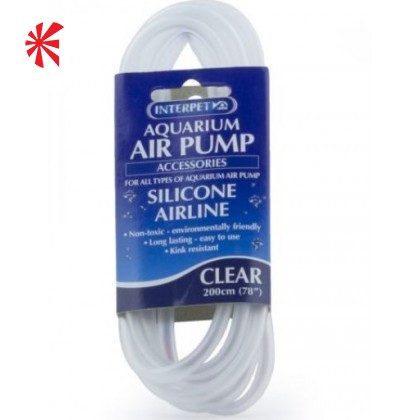 Aquarium Silicone Airline 2m -Clear Aquarium Silicone Airline 2m -Clear