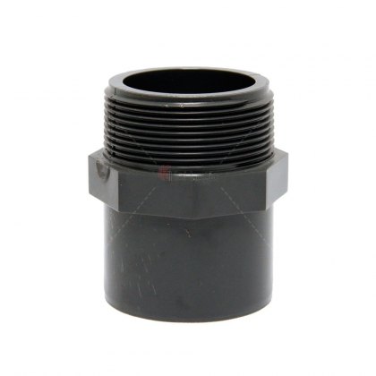 PVC High Pressure - Barrel Nipple - Glue x Male Thread PVC High Pressure - Barrel Nipple - Glue x Male Thread