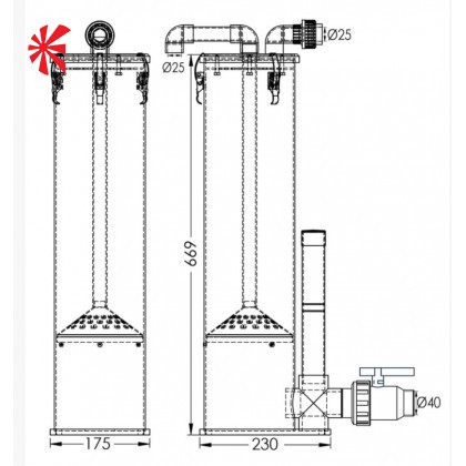 AQUAFORTE TORNADO III PROTEIN SKIMMER AQUAFORTE TORNADO III PROTEIN SKIMMER