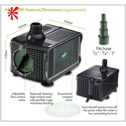 Blagdon Auto Shut-off Feature Pump 2000 Blagdon Auto Shut-off Feature Pump 2000