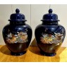 Japanese Ceramic Tea Jars - Pair